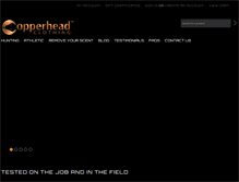 Tablet Screenshot of copperheadclothing.com